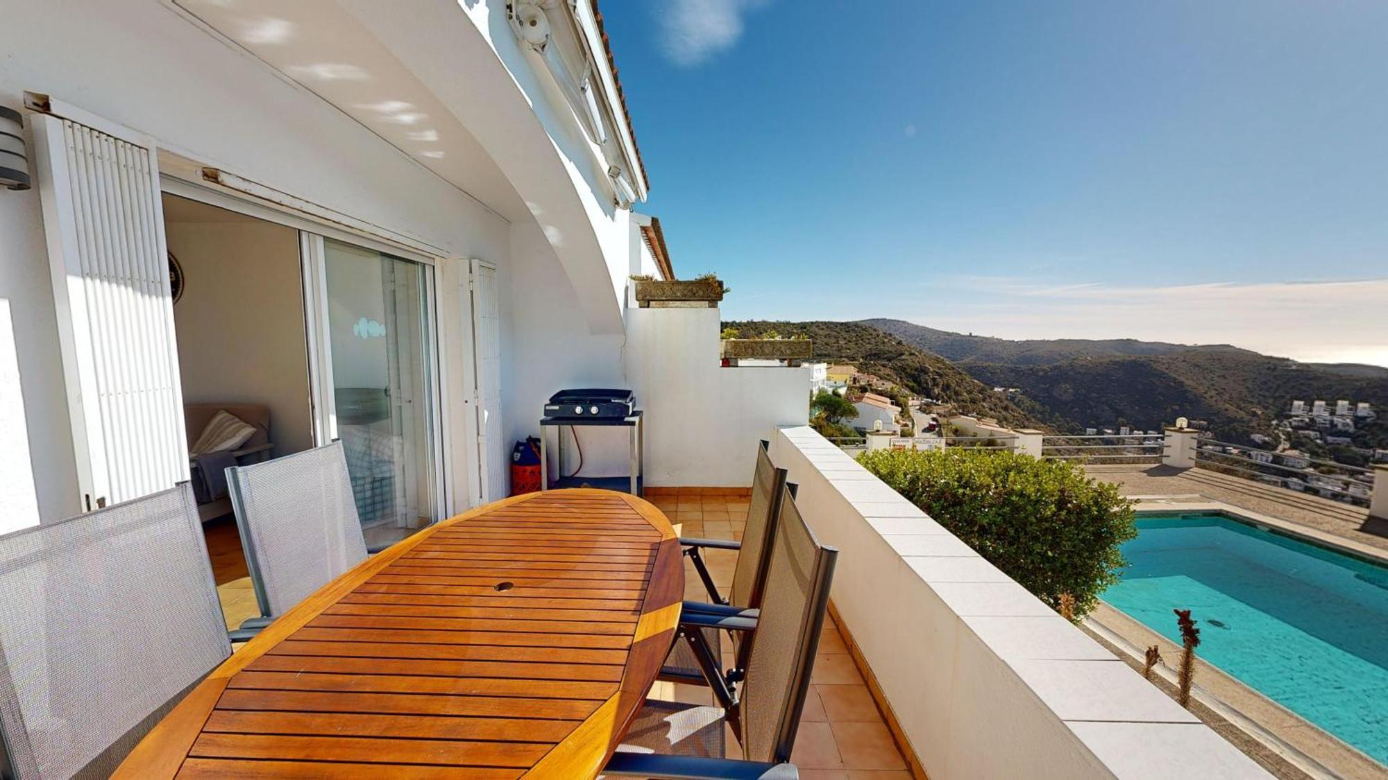 Appartement 65 M2 ,Piscine Vue Mer Roses Exterior foto